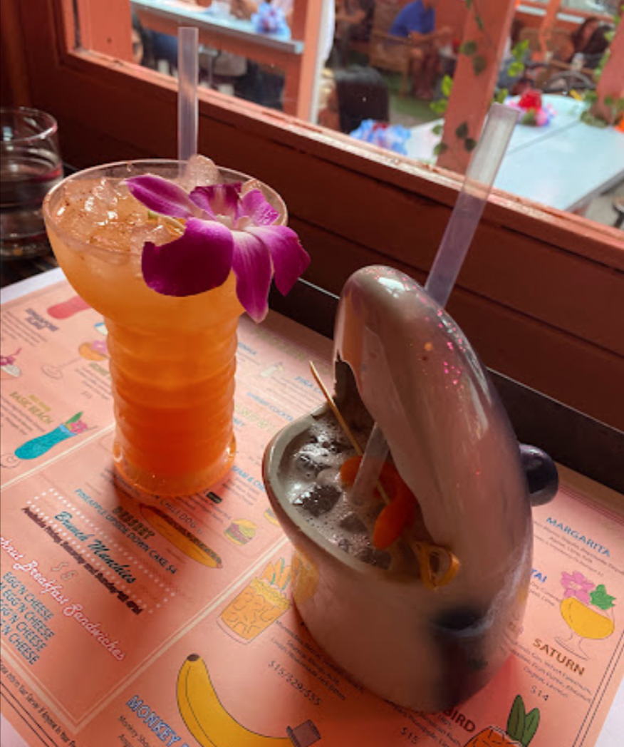 Fun drinks at Tiki Bar!