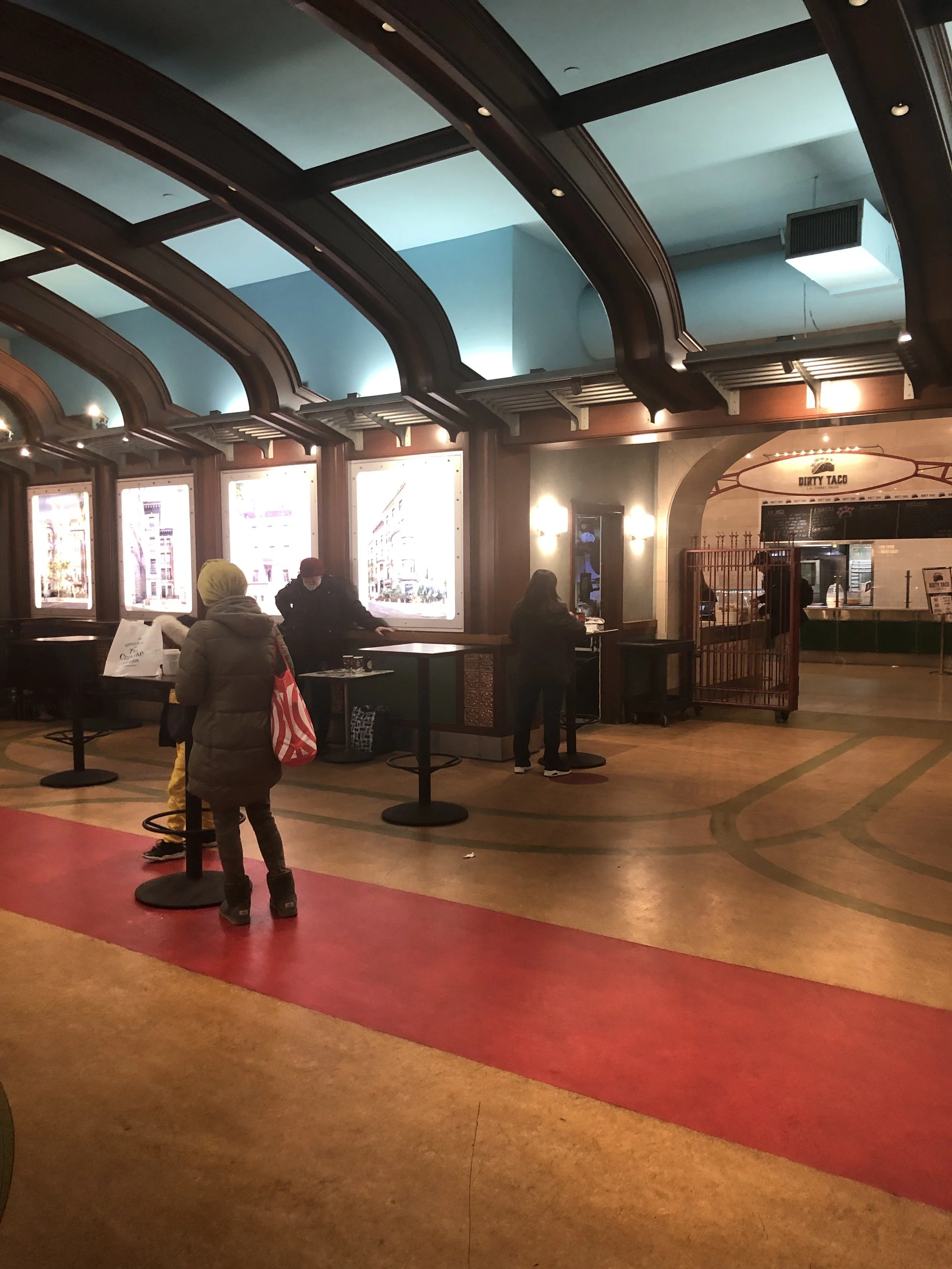 "hostile architecture" seating at Grand Central :(