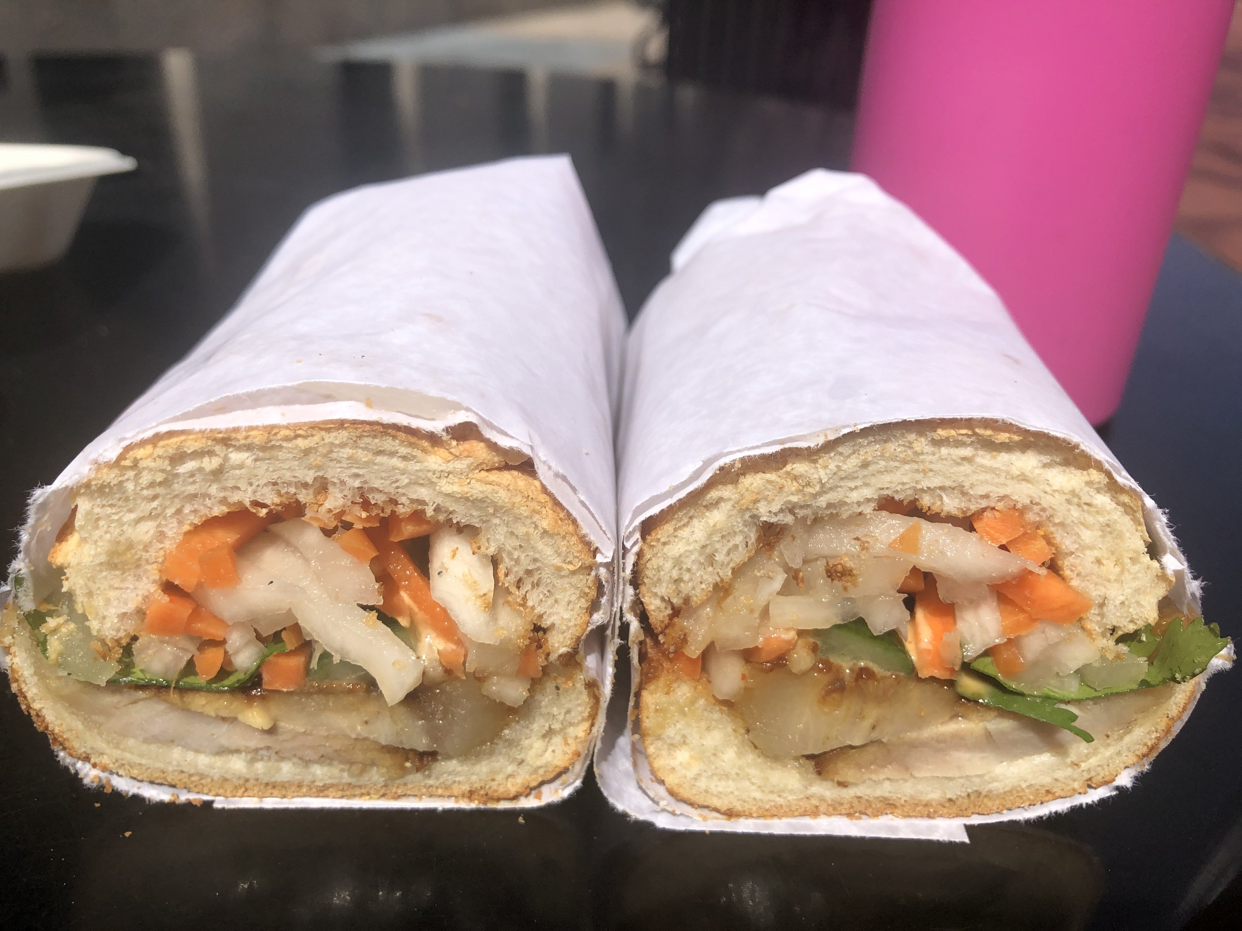 212 Cafe's Pork Belly Banh Mi $11