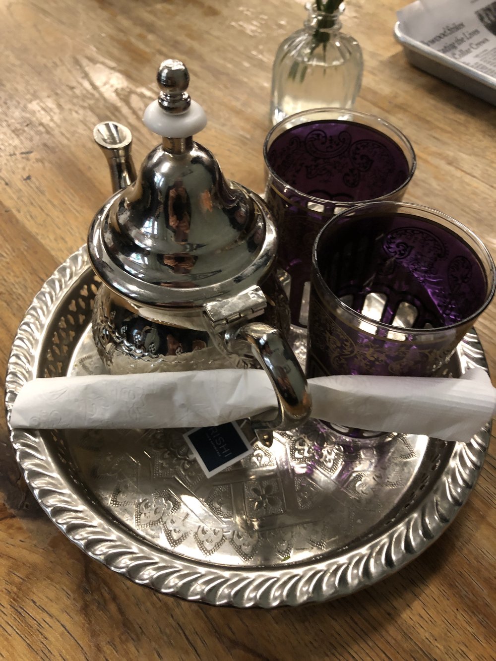 Moroccan tea service!