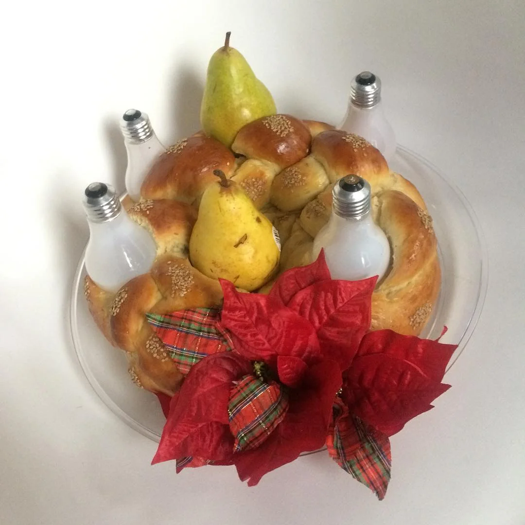 Holiday bread for the Group Partner edible art show, Dec. 2016