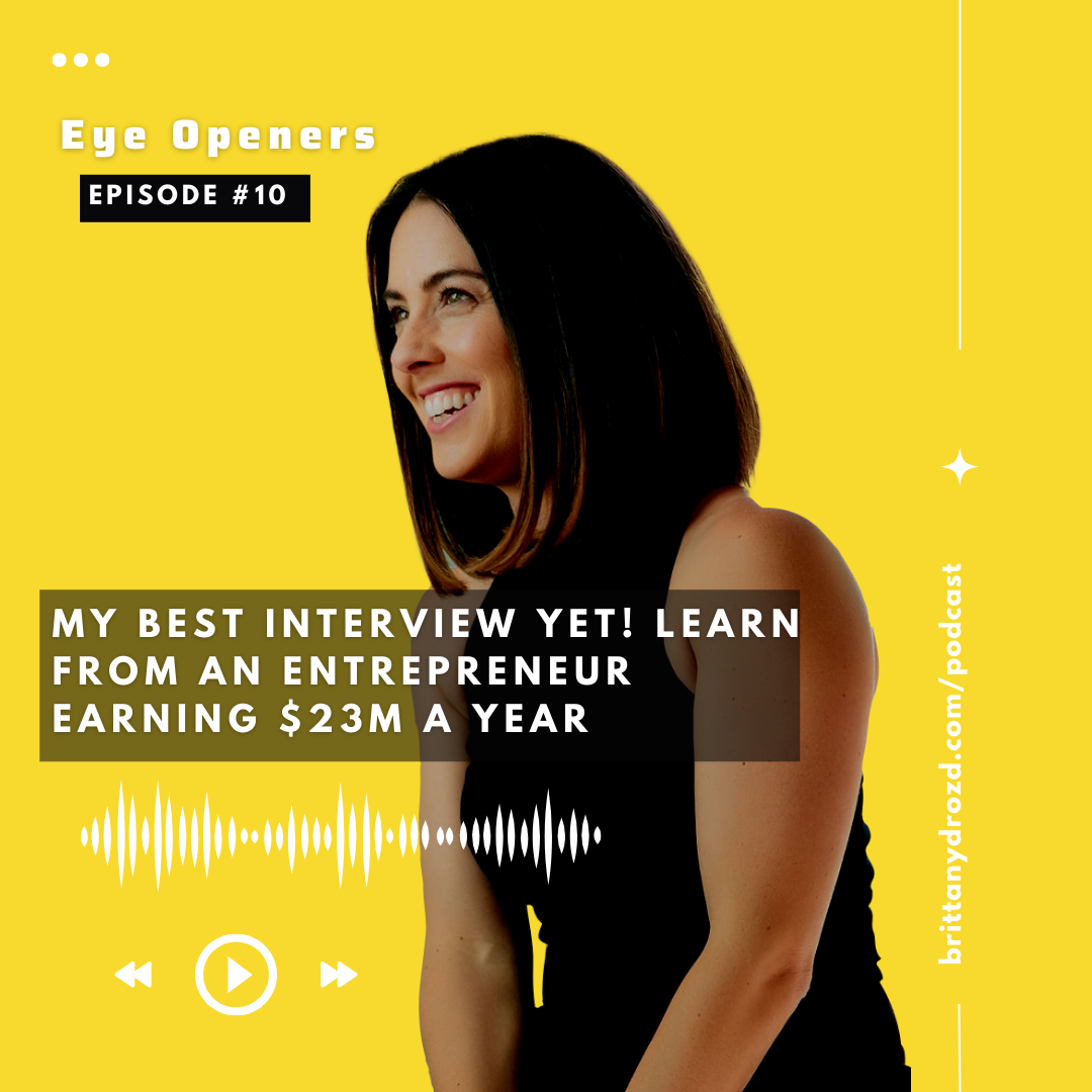 My BEST interview yet! Learn from an entrepreneur with 23M a year in revenue