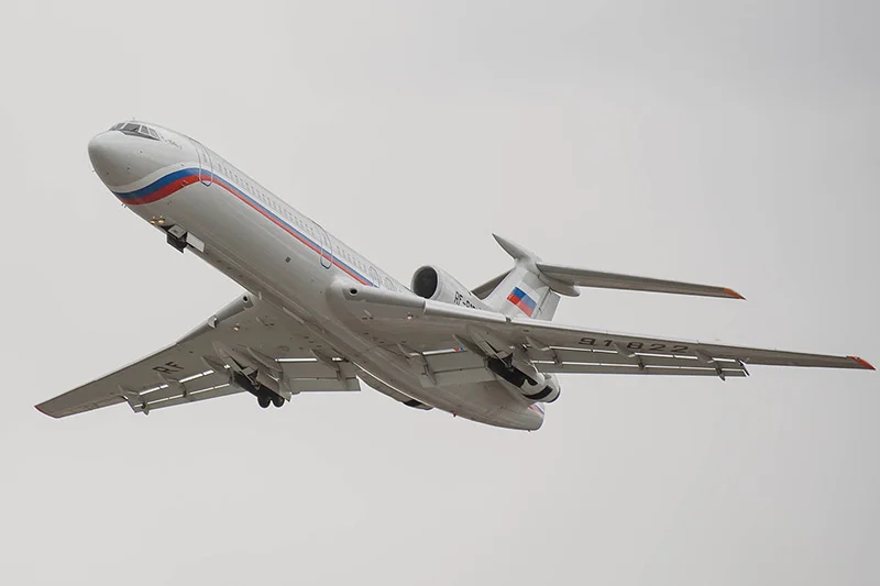 Tupolev Tu-154. First flight: October 4, 1968 ( Wiki )