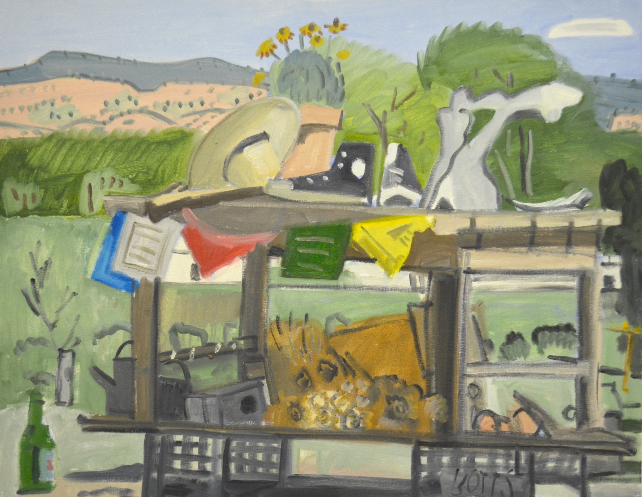 Hero's Relics, 48 x 54", o/c, 2007