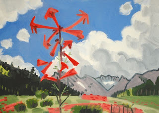 Plein air painting.