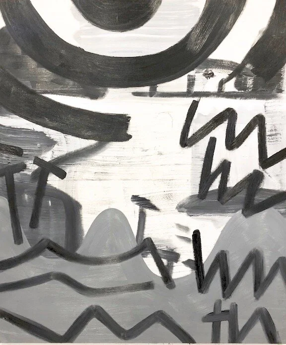 “ high water rinsin’ ” #2, 78 x 68”, Oil on Canvas, 2017 