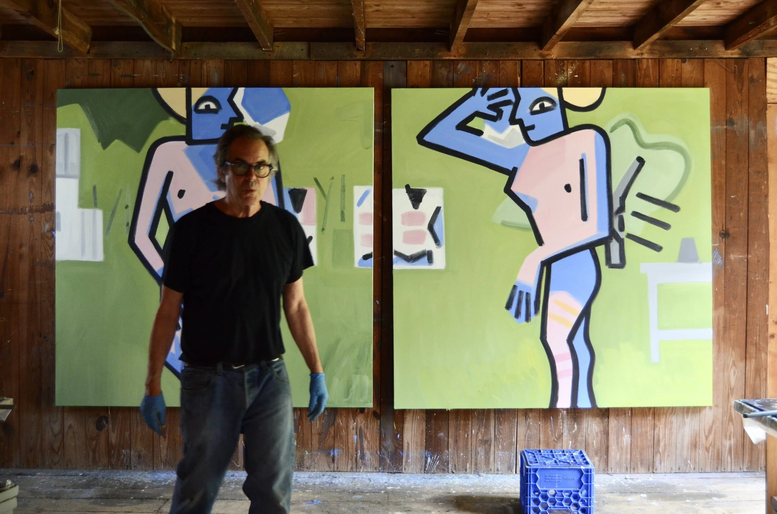 Up state NY Studio, Spring 2020