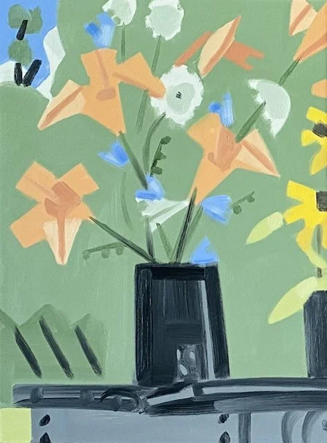  Canaan, July Day Lilies #1, 48 x 34", o-c, 2020 