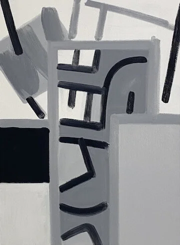  In the Sky, coming round, #1, 36 x 48", oil on canvas, 2021 