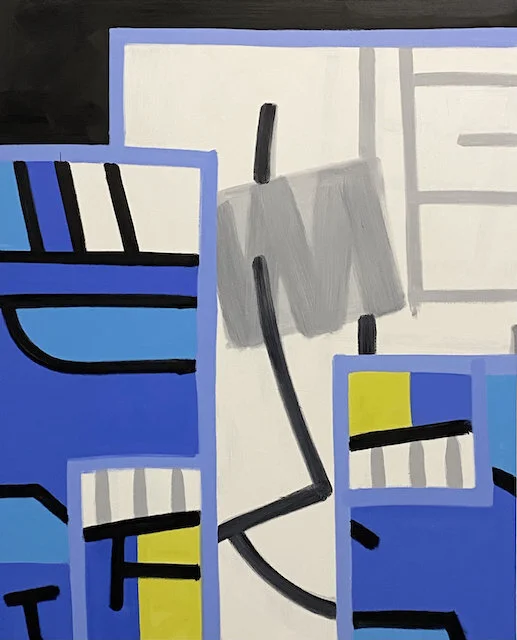  revolving to Height, Apogee, of Earth, #2, 84 x 68", oil on canvas, 2021 