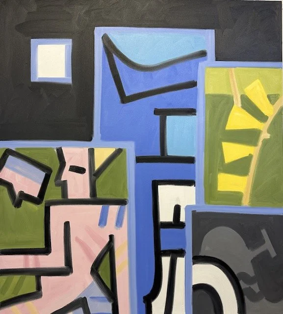 Untitled #1, 90 x 80", oil on canvas, 2023