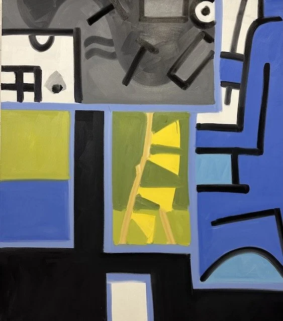 Untitled #2, 90 x 80", oil on canvas, 2023