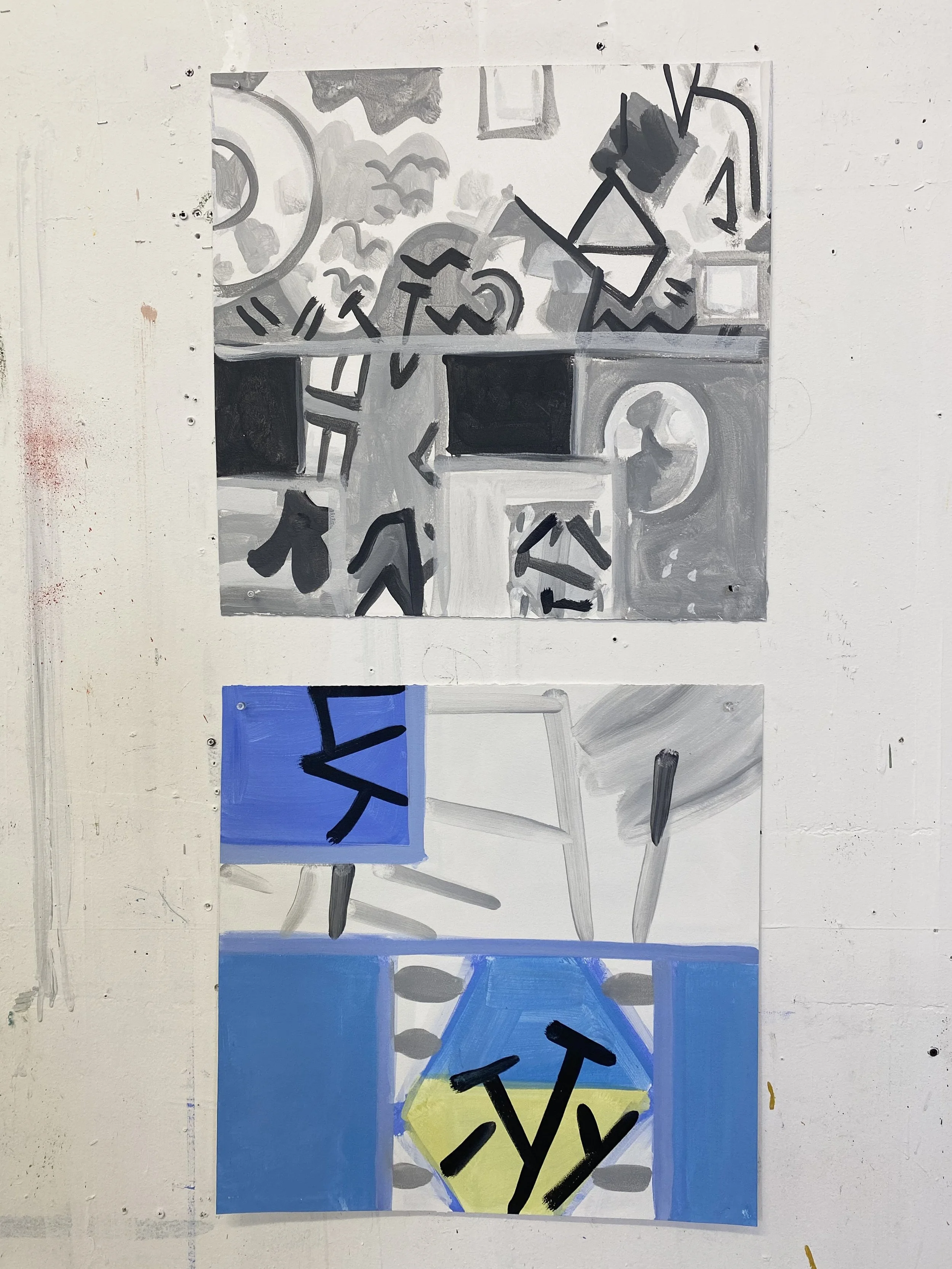 22x 22" drawings 2021