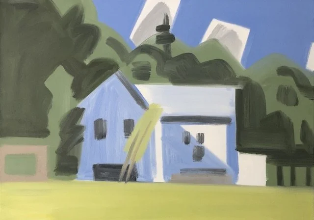  Summer Barn, 24 x 36”, O/C, 2019    col. Ms.B. Saulnier