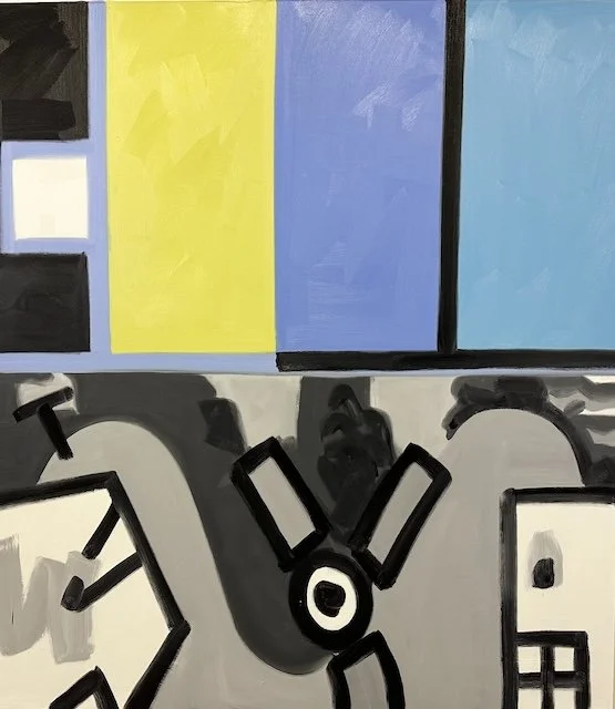 Untitled #2, 84 x 78", oil on canvas, 2023