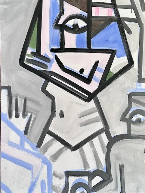 fragments of the Center, #2, 60 x 45", Oil on Canvas, 2024