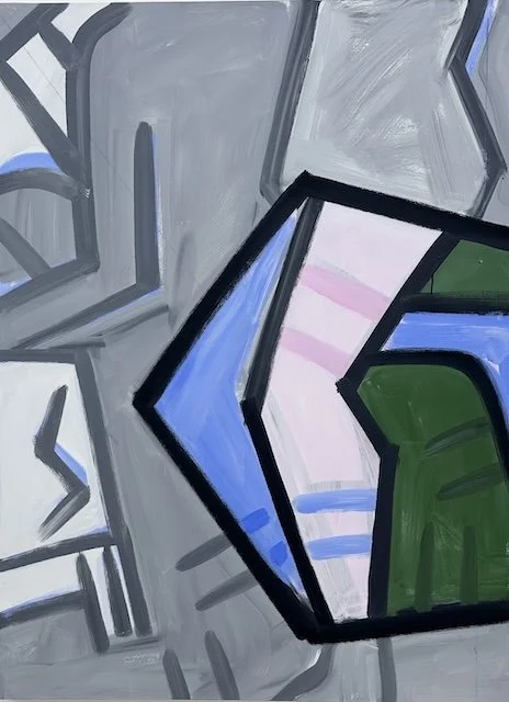  fragments of the Center, #2, 60 x 45", Oil on Canvas, 2024