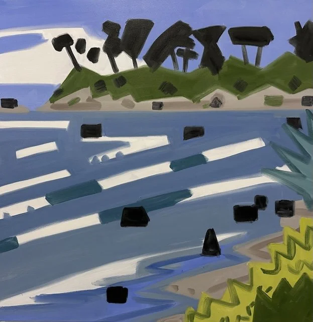 Isla Fullness #1,  48 x 48", oil on canvas, 2025