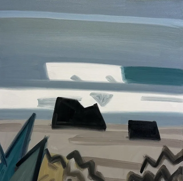 Isla Moment #2, 48 x 48", oil on canvas, 2025