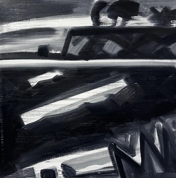  Isla Memory #3,  48 x 48", oil on canvas, 2025