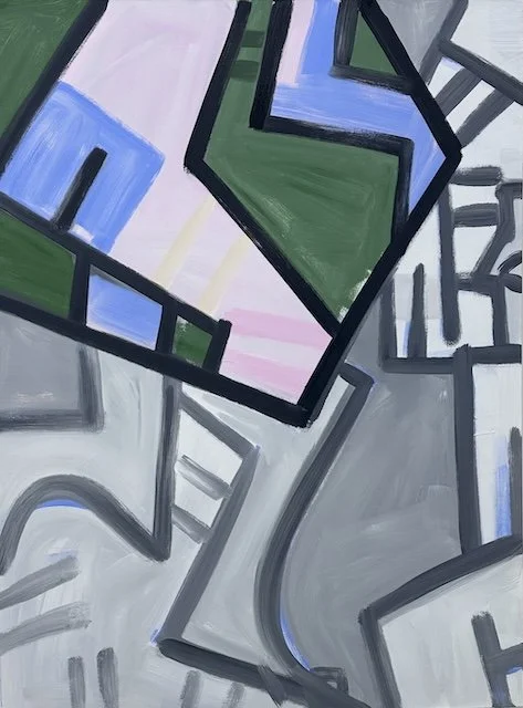 fragments of the Center, #4, 60 x 45", Oil on Canvas, 2024