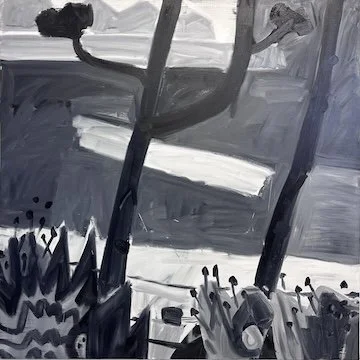  Isla Memory #2, 91 x 91", oil on canvas, 2025