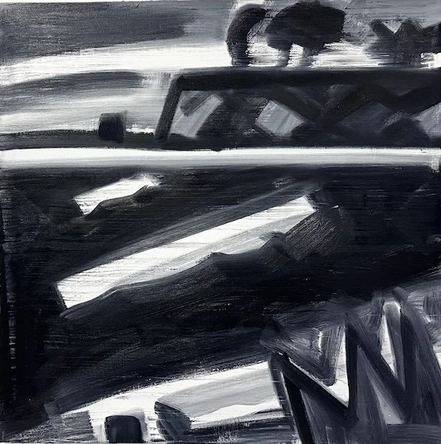  Isla Memory #3, 4, 5,  48 x 48", oil on canvas, 2025