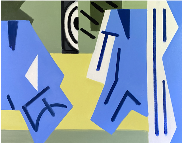 Summer's Blue Idea #4, 66 x 84", O/C, 2019