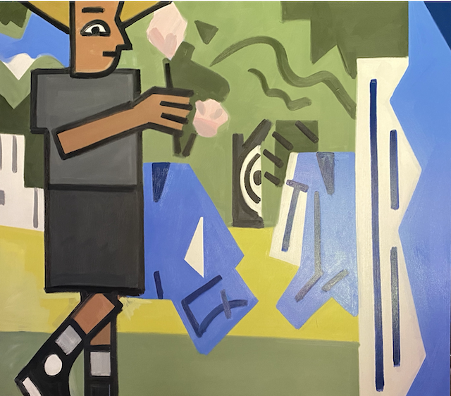 Blue Idea #1, 84 x 95", O/C, 2019