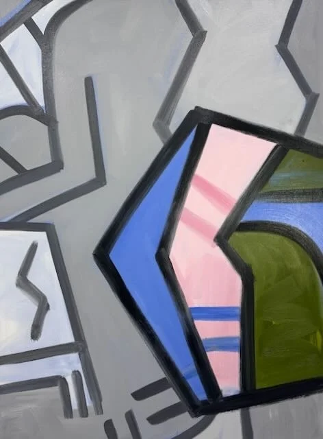 fragments of the Center, #2, 60 x 45", Oil on Canvas, 2024