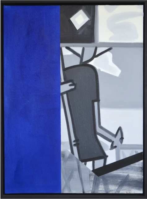 Station #1, 46 x 34”, oil on canvas, 2010