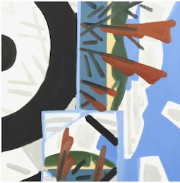Station #1, 46 x 34”, oil on canvas, 2010