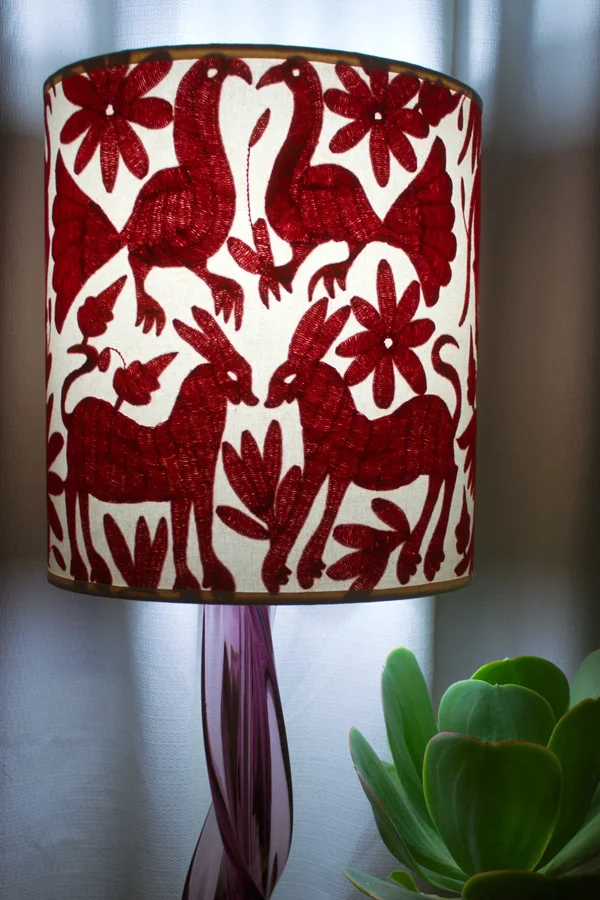 LF008 / Diameter 14" x Height 15.8" / Red - SOLD
