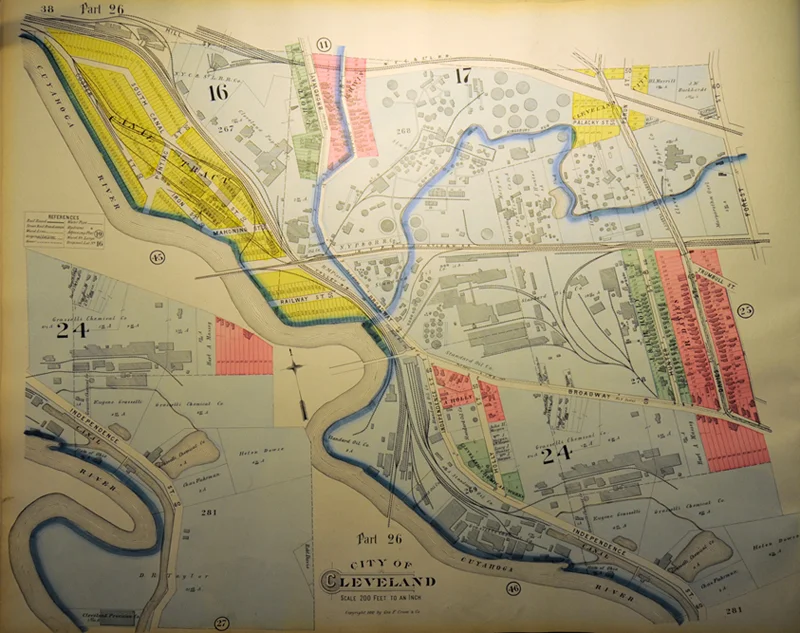 Overlaying vintage maps of the city over google maps…