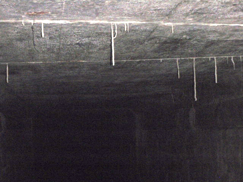 Stalactites appeared above…