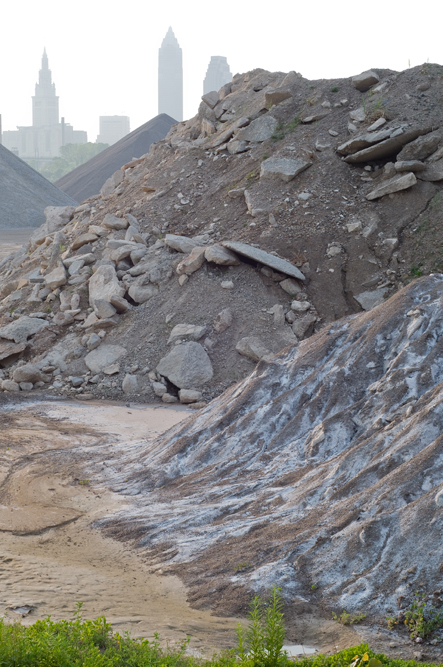  The giant salt piles near the mouth of the Kingsbury Run looked like the Great Rock Candy Mountains. 