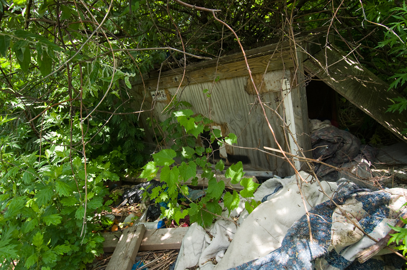  71 years later, people are reclaiming the area as a shanty town. 