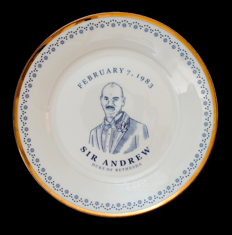  Sir Andrew, Duke of Bethesda, Laird Royal Family Commemorative Plate Series, 2010. 