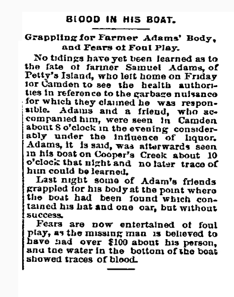 More trouble on Petty’s Island