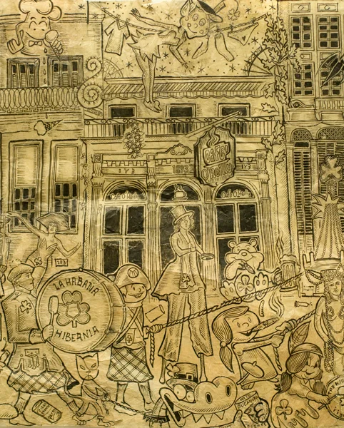 El Primer Desfile de San Patricio (detail), 2009