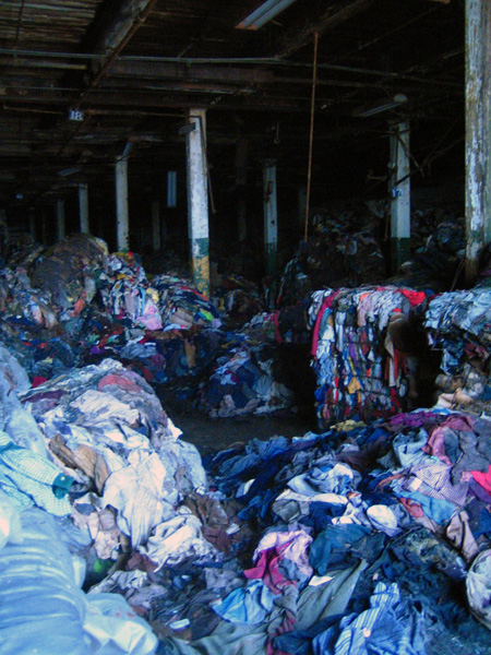  Some of the clothes before the fire. 
