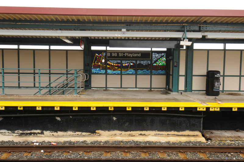  Beach 98th Street Playland MTA Station 