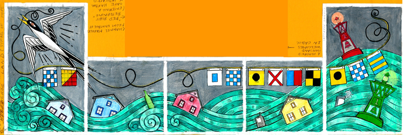 A reference to the hurricanes and storms that have battered but not defeated the area repeatedly.