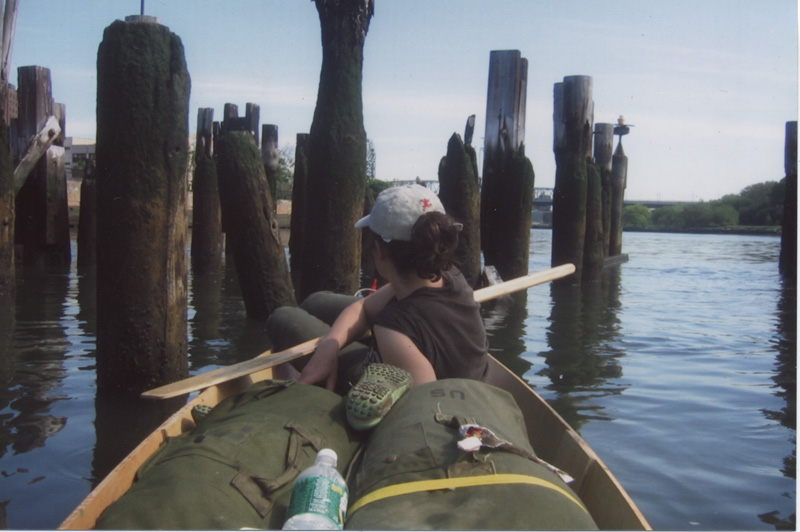  Maneuvering through pylons. &nbsp;Harlem River. 