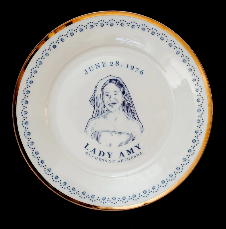 Lady Amy, Duchess of Bethesda, Laird Royal Family Commemorative Plate Series, 2010.