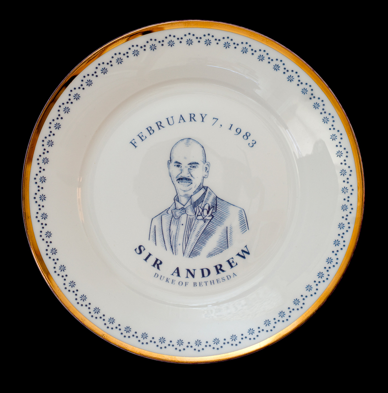  Sir Andrew, Duke of Bethesda, Laird Royal Family Commemorative Plate Series, 2010.    