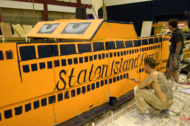  The Staten Island Ferry was made from ceiling tiles like the Coliseum. 