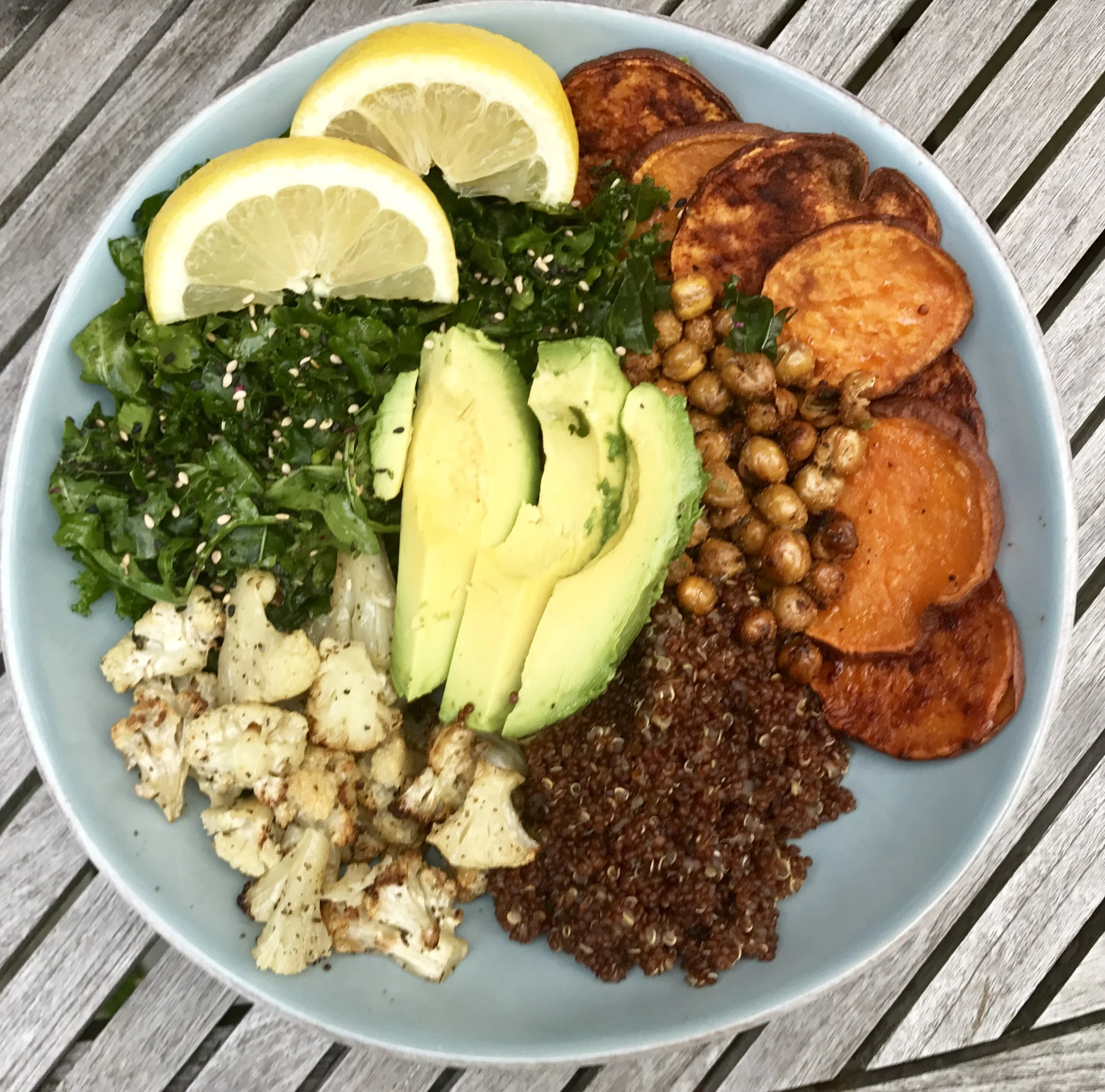 Roasted Veggie Buddha Bowl — Aimee Rein