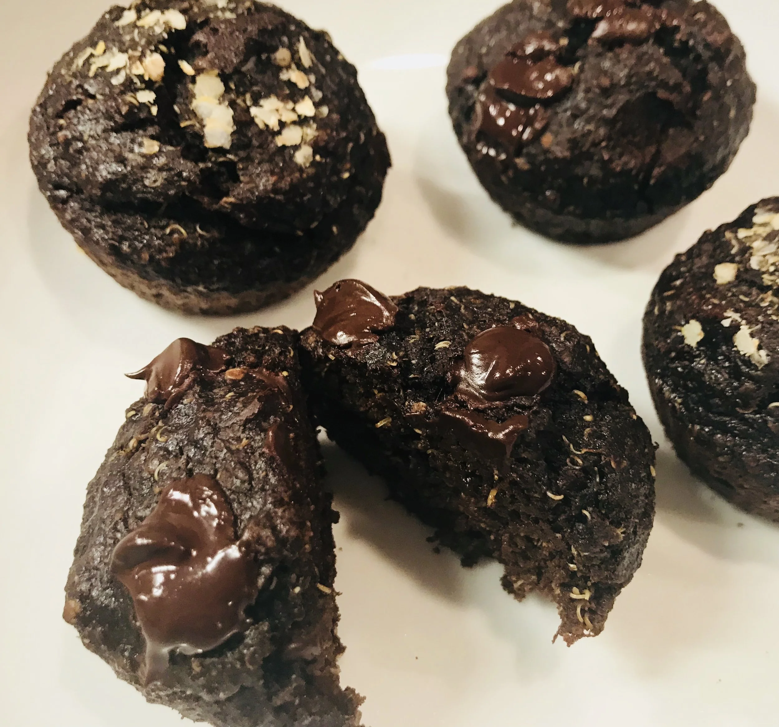 Dark Chocolate Chip Quinoa Muffins — Aimee Rein