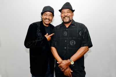 GRAMMY Award nominee Bobby Rush (left) and James “Super Chikan” Johnson will be featured in a free concert at the Bologna Performing Arts Center on Oct. 6 at 7 p.m.